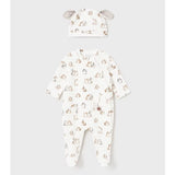 2790 Сет Гащеризон С Шапка Мръсно Бял1-2