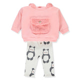 K4443 K-Kt 2P.Roz Drăguț și Pufos 18-24M/92Cm