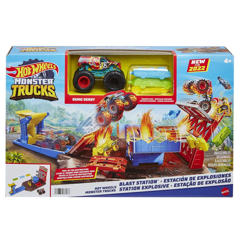 Hw Monster Trucks Комплект Blast Station