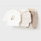 Trening din 3 piese cu tricou Tiramisu 4-6