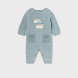 Гащеризон Трикотажен Бял 1-2