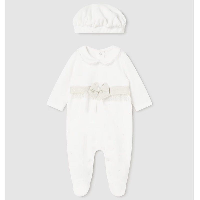 Пижама С Барета Мръсно Бял 0-1