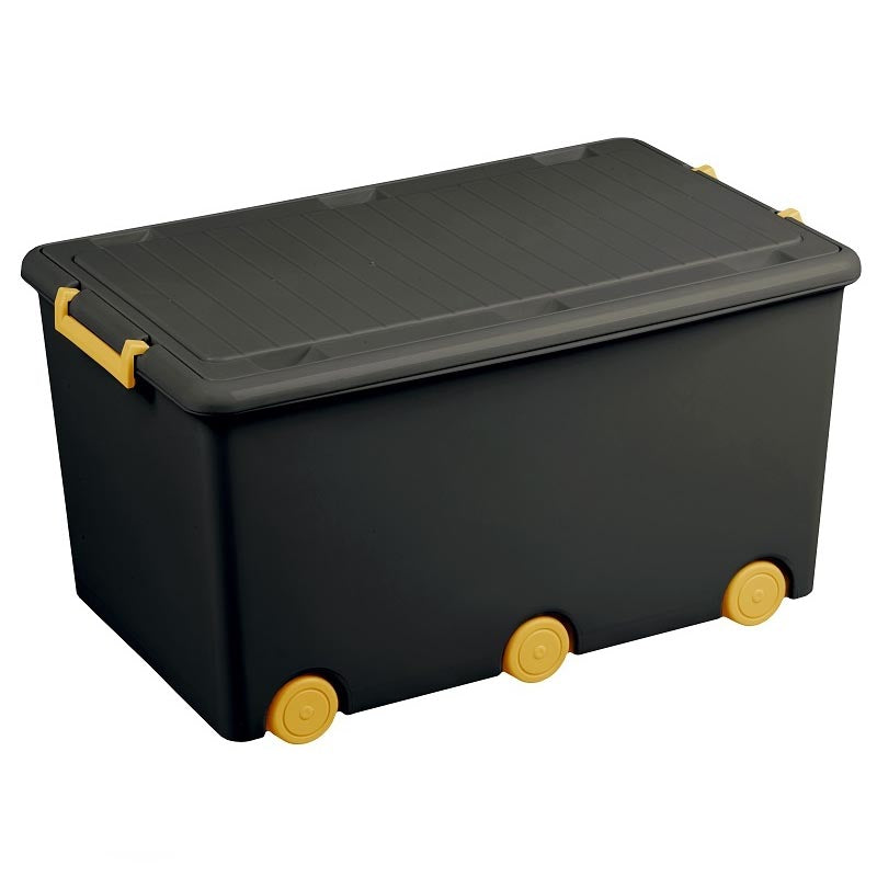 Cutie de jucării Grafit/Galben