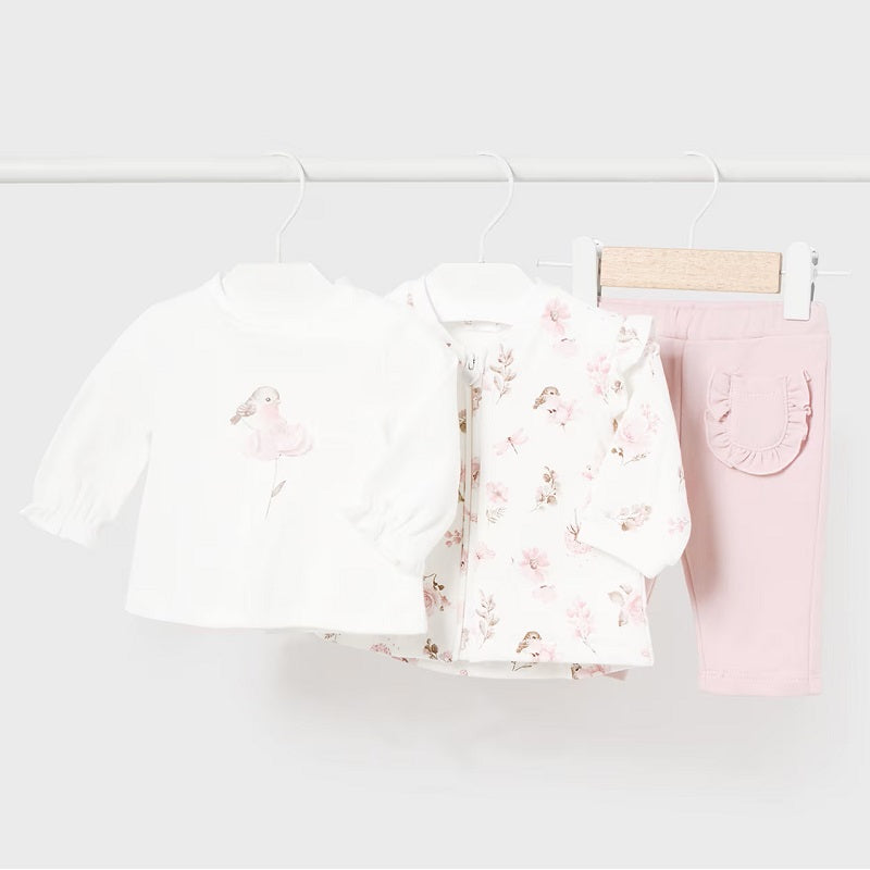 Trening 3 piese roz 4-6