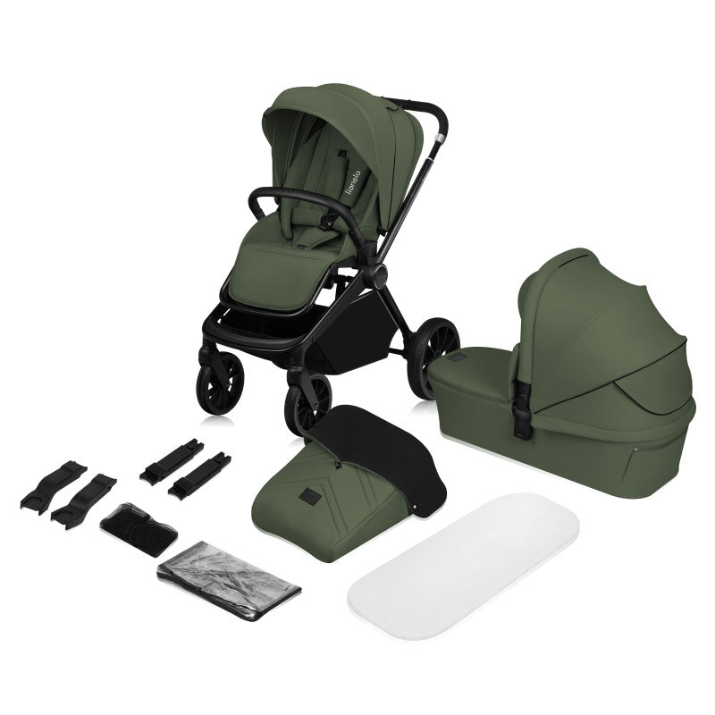 Детска Количка 2В1 Lionelo Mika Plus Green Olive