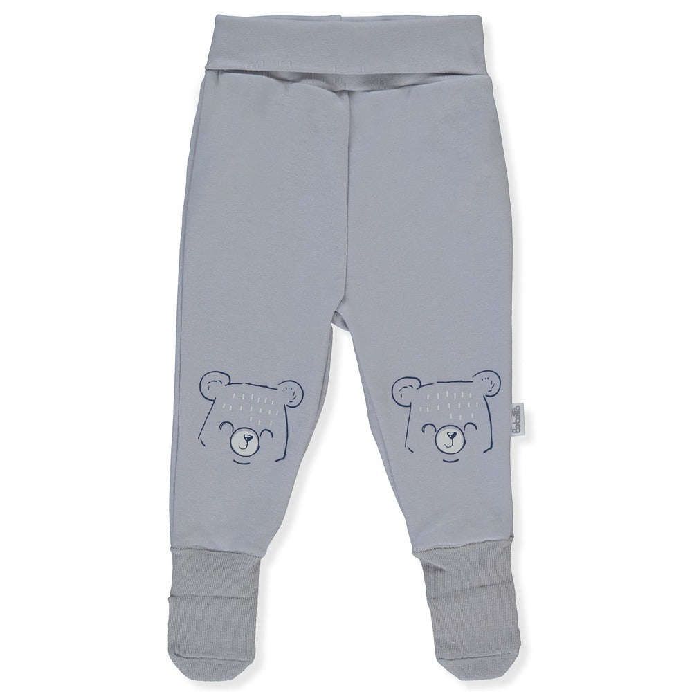 T3620 Ританки Чорап Сив Gentleman Bear 3-6M/68Cm