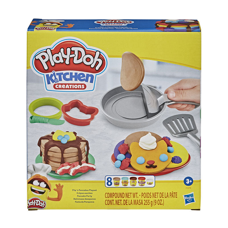 F1279 Комплект Моделини 255 Г Flip `N Pancakes - Умения И Творчество - Raya Toys - BebeMama