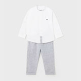 Compantl Guler cămașă de in Mand Morsin 36