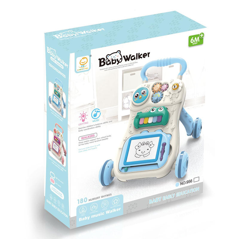 Бебешка Проходилка Син - Проходилки И Уокъри - Raya toys - BebeMama