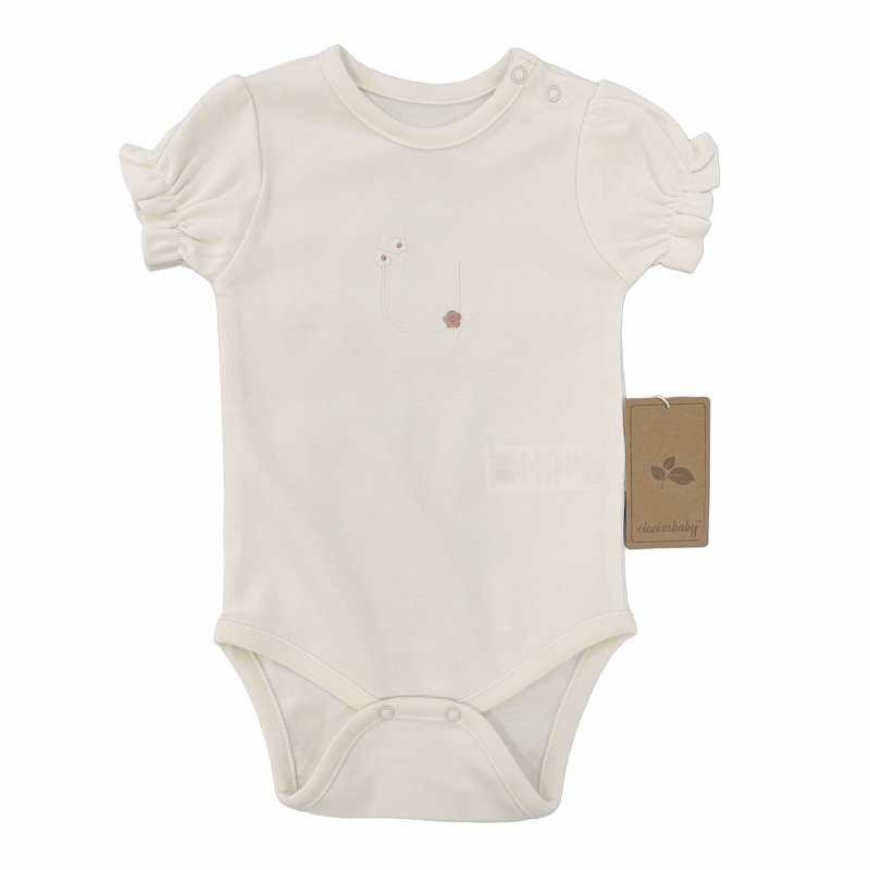 Боди К.Р. Екрю С Бр. Цвете 3 М