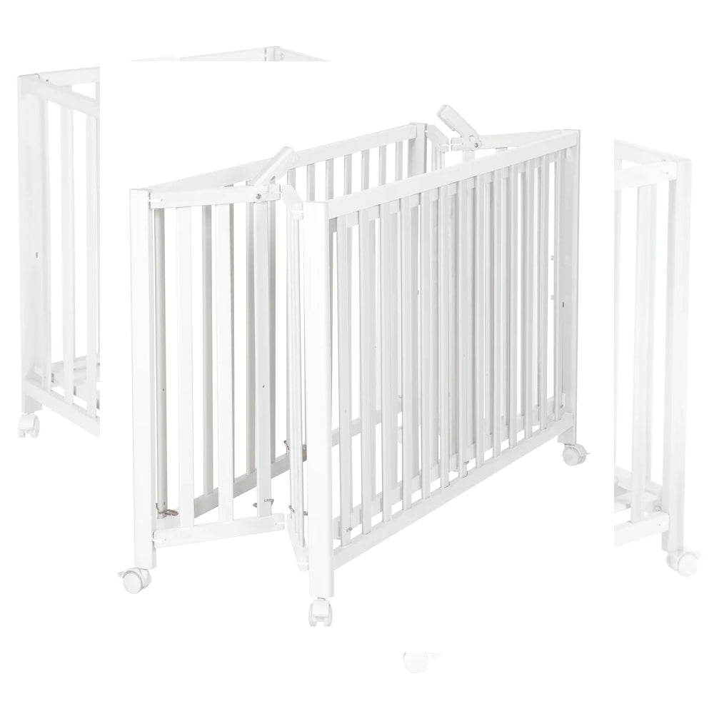 287100We Сгъваема Д.Кошара Fold Up Бял 60/120 См