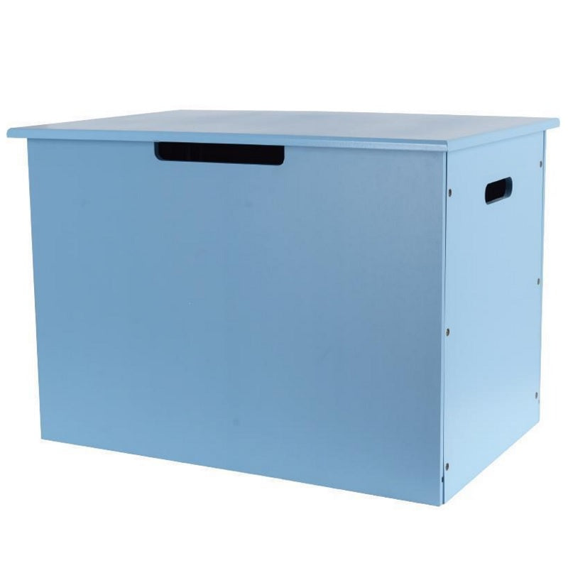 Sh5014 Дървена Кутия За Играчки Син - Аксесоари За Стая - Raya toys - BebeMama