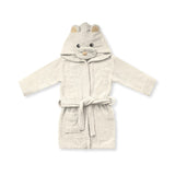 H989 Халат Happy Mouse Екрю 2-3Y 98Cm - Халати - Bebetto - BebeMama