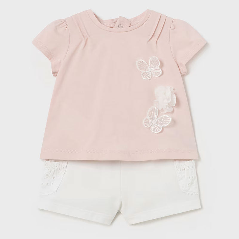 Set de 4 piese scurte, culoare nud 18M