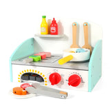 Bl-20128 Дървено Барбекю Син - Дървени Играчки - Raya toys - BebeMama