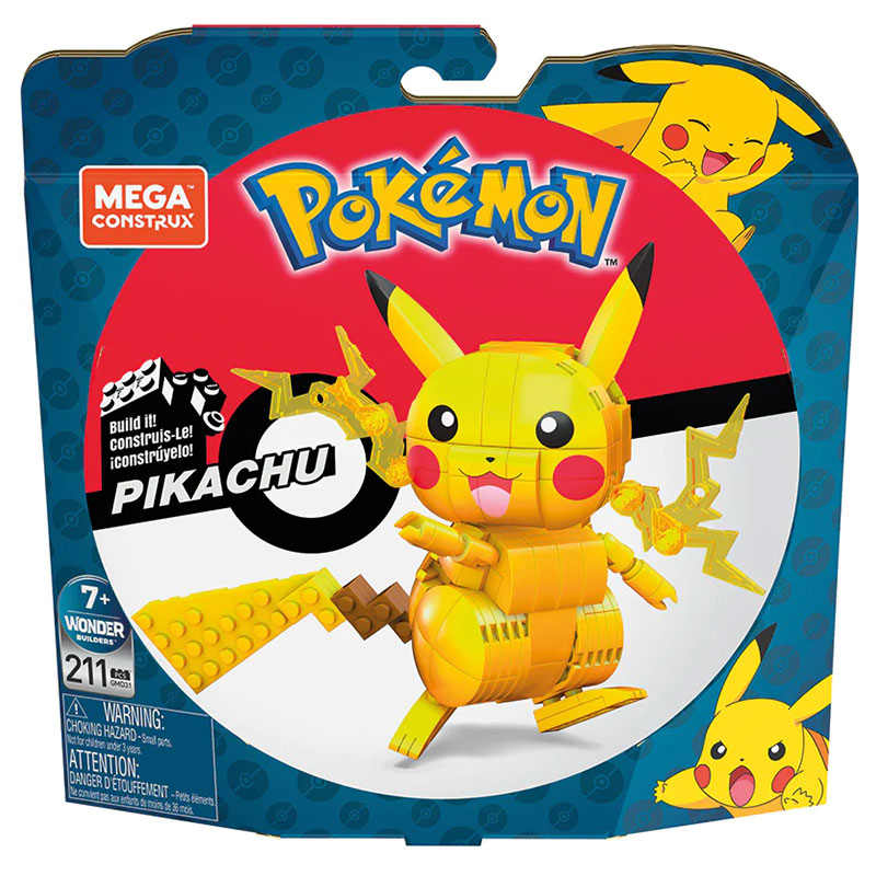 Mega Construx Конструктор 211 Ч. Pokemon Pikachu bebemama