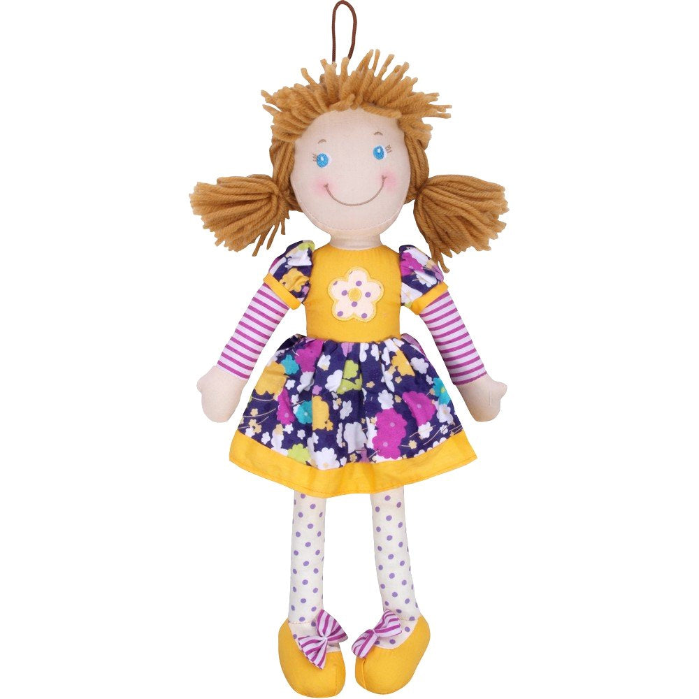 Păpușa Cornelia 38 cm Galbenă