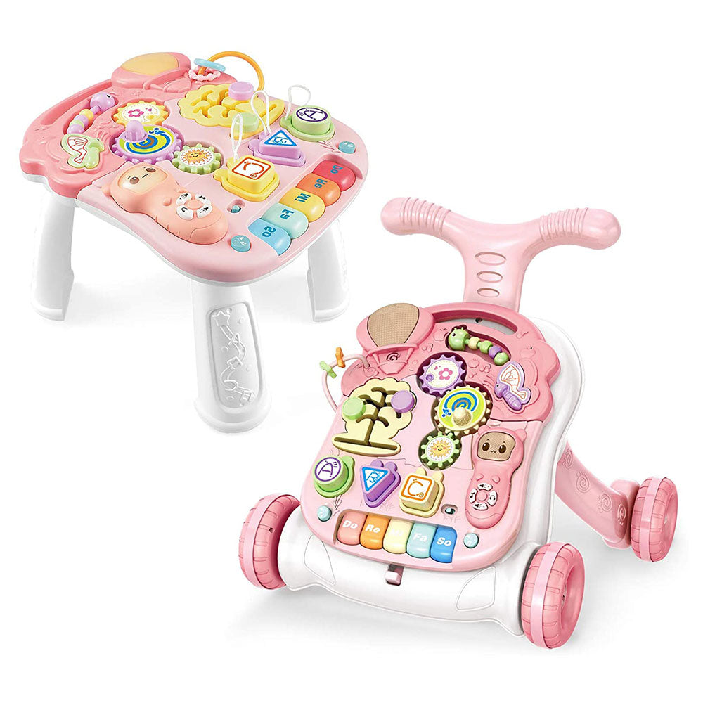 Проходилка 2 В 1 С Телефон Розов