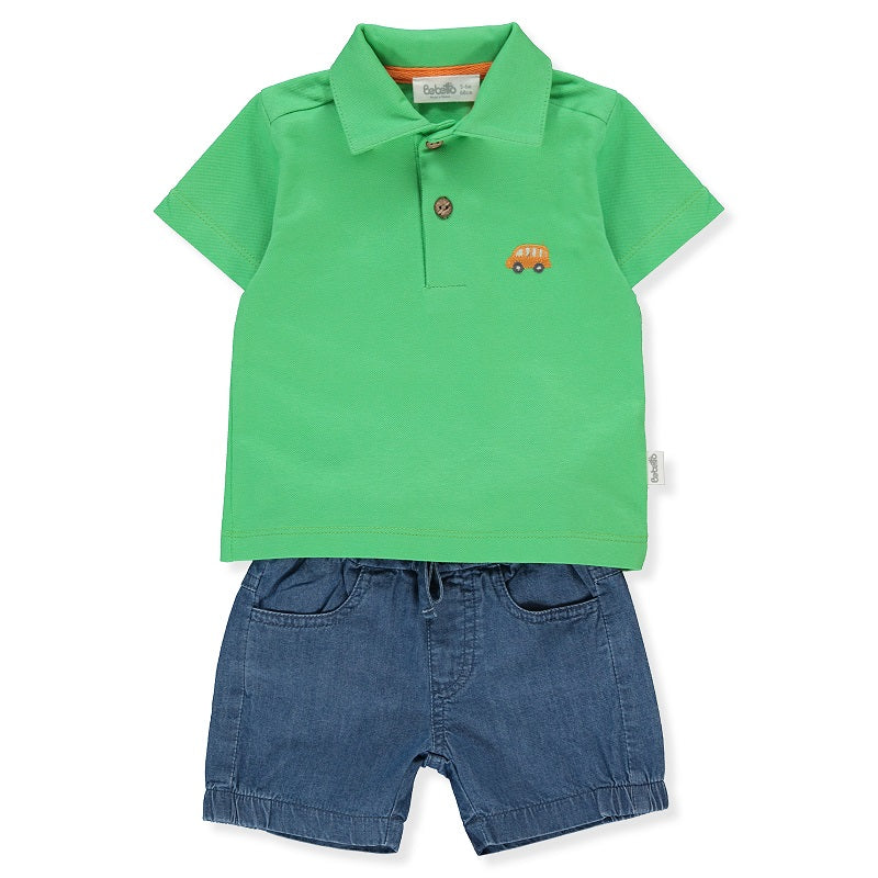 K4410 К-Кт 2 Ч Boutique Зелен 24-36M 98Cm - Комплекти - Bebetto - BebeMama