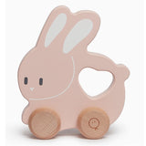 Bl-20517 Дървена Количка Зайче - Дървени Играчки - Raya toys - BebeMama