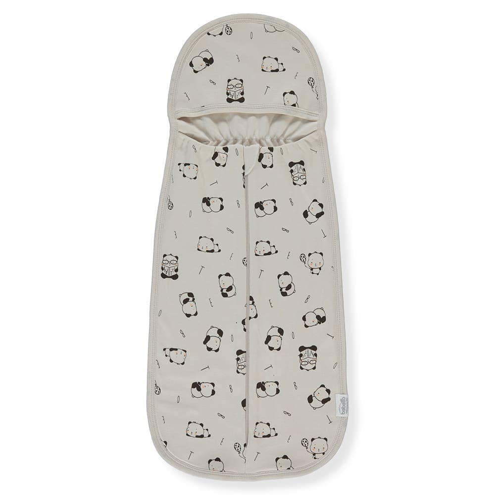 P521 Чувал За Сън Бежов Hello Panda 65Cm
