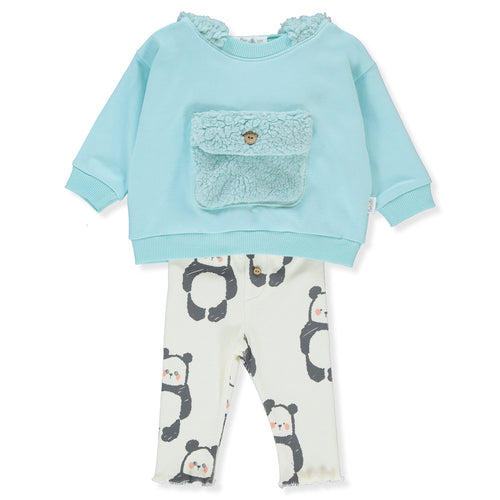 K4443 K-Kt 2Ch. Mentă Drăguță și Pufoasă 6-9M/74Cm