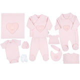 U4741 К-Кт За Изписване Сърце Розов 10 Ч - Комплекти За Изписване - Ciccim Baby - BebeMama