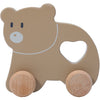 Bl-20516 Дървена Количка Мече - Дървени Играчки - Raya toys - BebeMama