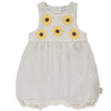 K4382 Гащеризон Ethnic Daisy Бежов6-9M 74Cm - Гащеризони - Bebetto - BebeMama
