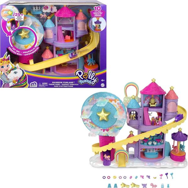 Polly Pocket Комплект Rainbow Funland Theme Park