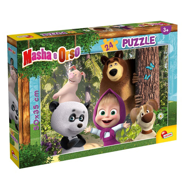 Пъзел 24 Ч. Plus Маша И Мечокът 2 - Пъзели - Lisciani - BebeMama