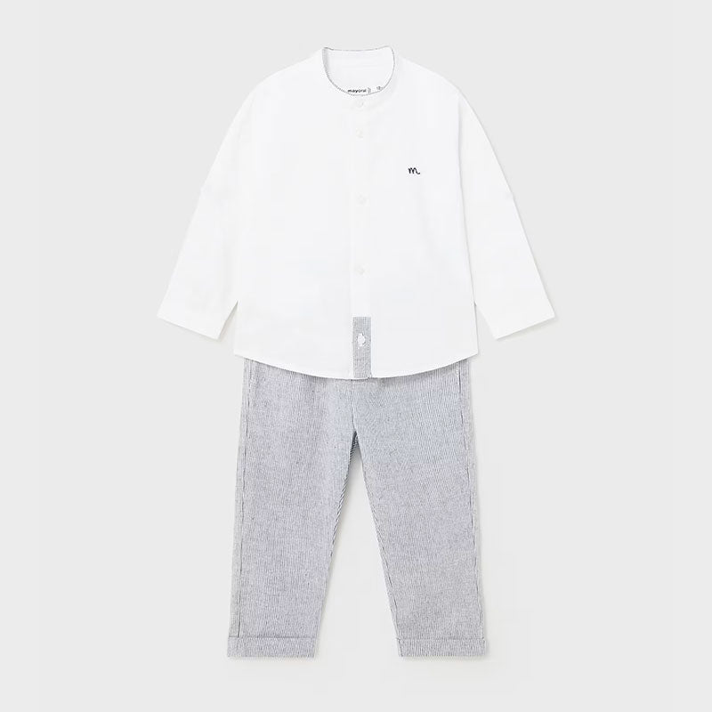 Compantl Guler cămașă de in Mand Morsin 24