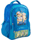 Rucsac Minions 37X28X15, bretele reglabile, cu 2 buzunare laterale, cu 1 compartiment mare și 1 compartiment mic, cu deschidere cu fermoar, spate ergonomic