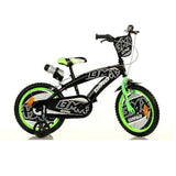 416Us-0401B Колело Bmx 16“ Black/Green --- BebeMama