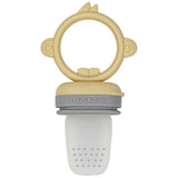 Minikoioi Pulps Силиконова Залъгалка За Плодове И Зеленчуци - Жълт/Grey --- BebeMama