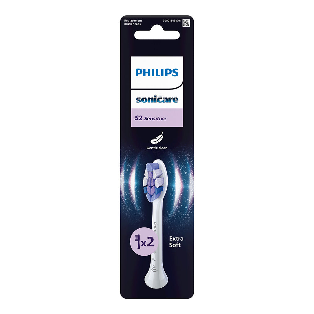 Глава За Четка S2 Sensitive Hx6052 87, Бяла, 2 Бр. Philips Sonicare