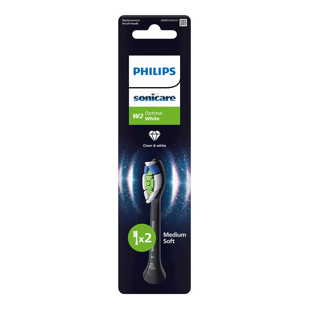 Глава За Четка W2 Optimal White Hx6062 88, Черен, 2 Броя Philips Sonicare