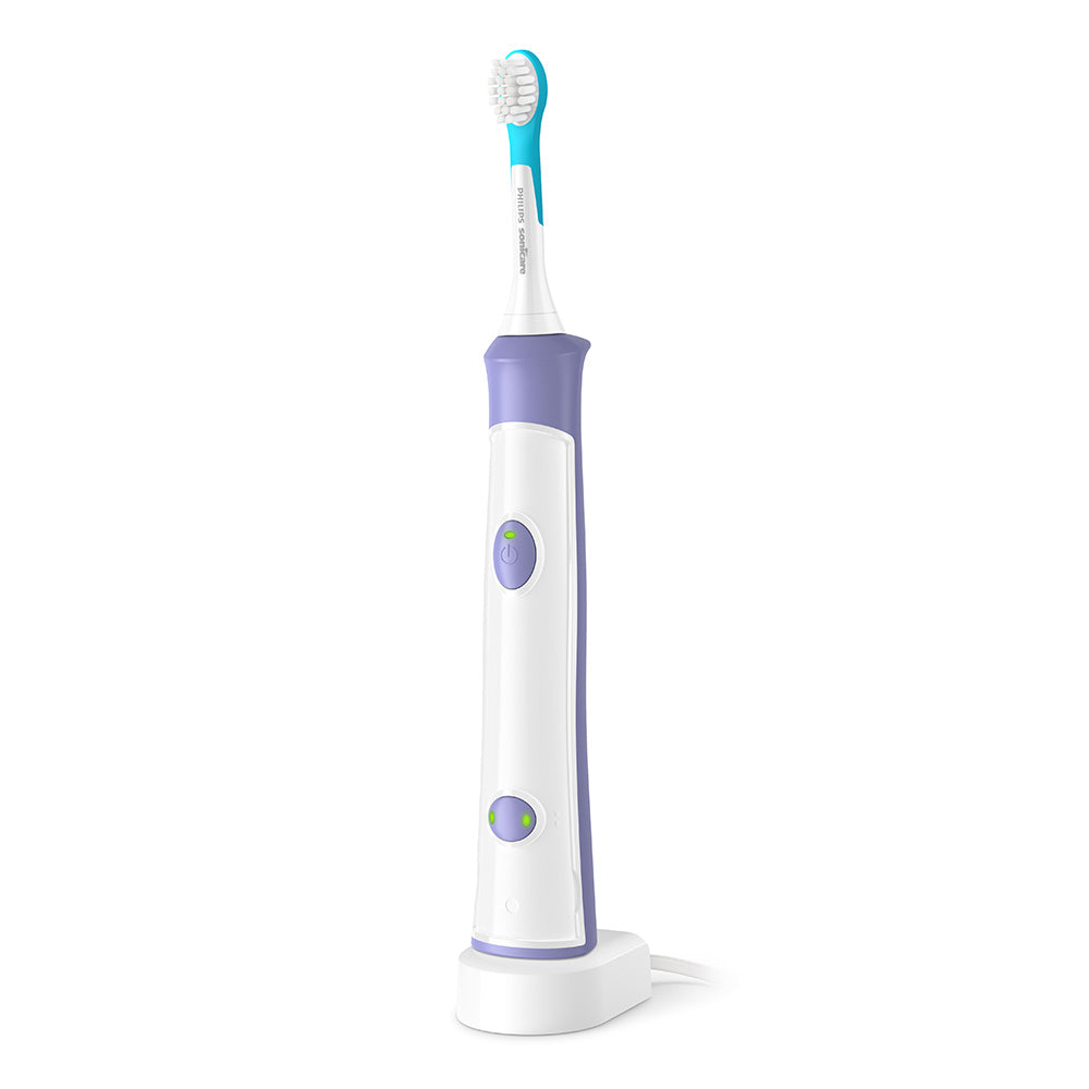 Детска Четка За Зъби Forkids С Bluetooth С 2 Глави Лилаво Philips Sonicare