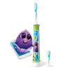 Детска Четка За Зъби Forkids С Bluetooth С 2 Глави Зелено Philips Sonicare