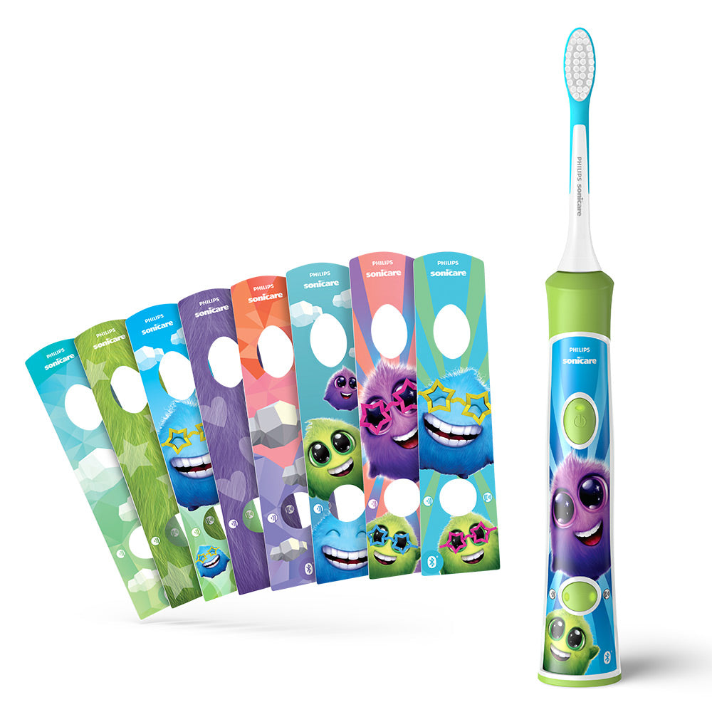 Детска Четка За Зъби Forkids С Bluetooth С 2 Глави Зелено Philips Sonicare