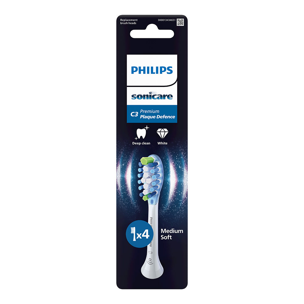 Глава За Четка C3 Premium Plaque Defence Hx9044 87, Бял, 4 Броя Philips Sonicare