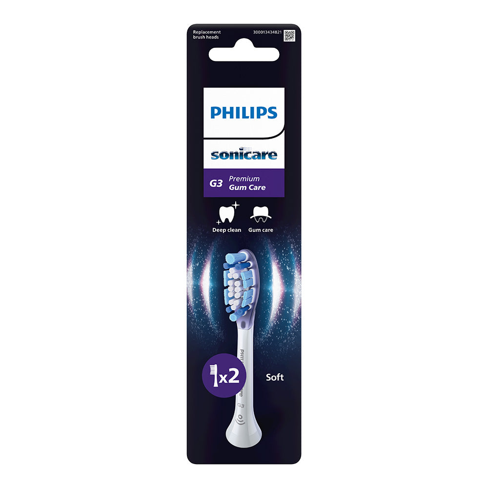 Глава За Четка G3 Premium Gum Care Hx9052 87, Бял, 2 Броя Philips Sonicare