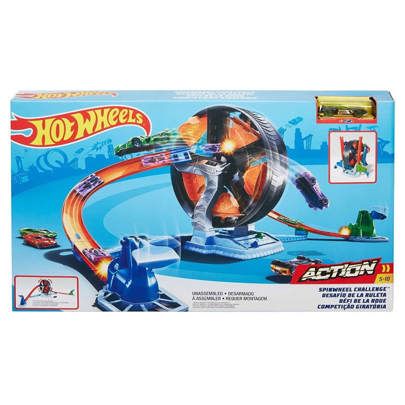 Hw Писта С Въртящо Се Колело Spinwheel Challenge --- BebeMama