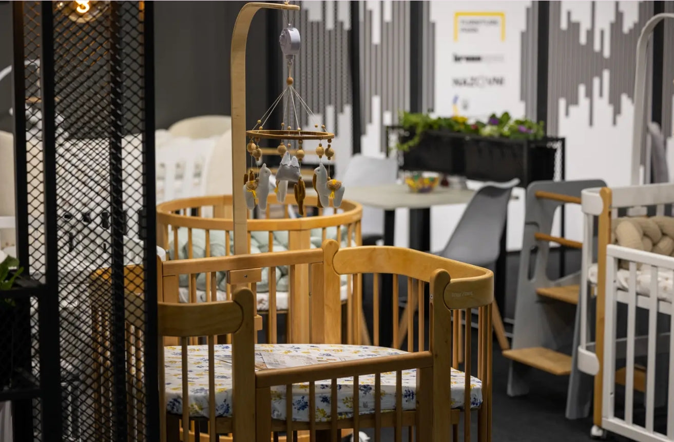 Стойка за Балдахин или Играчка за Трансформиращо Легло 5в1 Nika Натур Ingvart