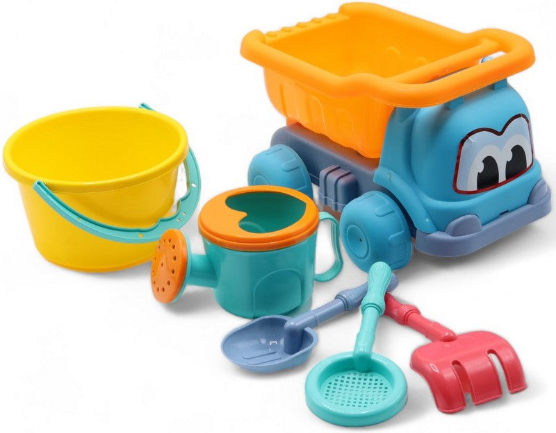 Камион За Пясък С Кофа Лопатка Гребло Сито И Лейка 25Х17Х20