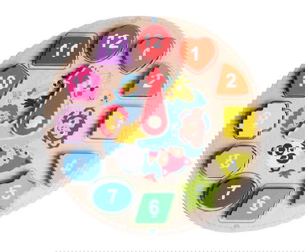 Iwood - Дървен Пъзел - Часовник --- BebeMama