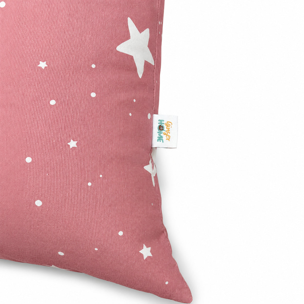 Детски Пуф Лежанка Little Stars, 100% Памук, Розов Барбарон Със Звезди, 127x81x76 См Ginger Home