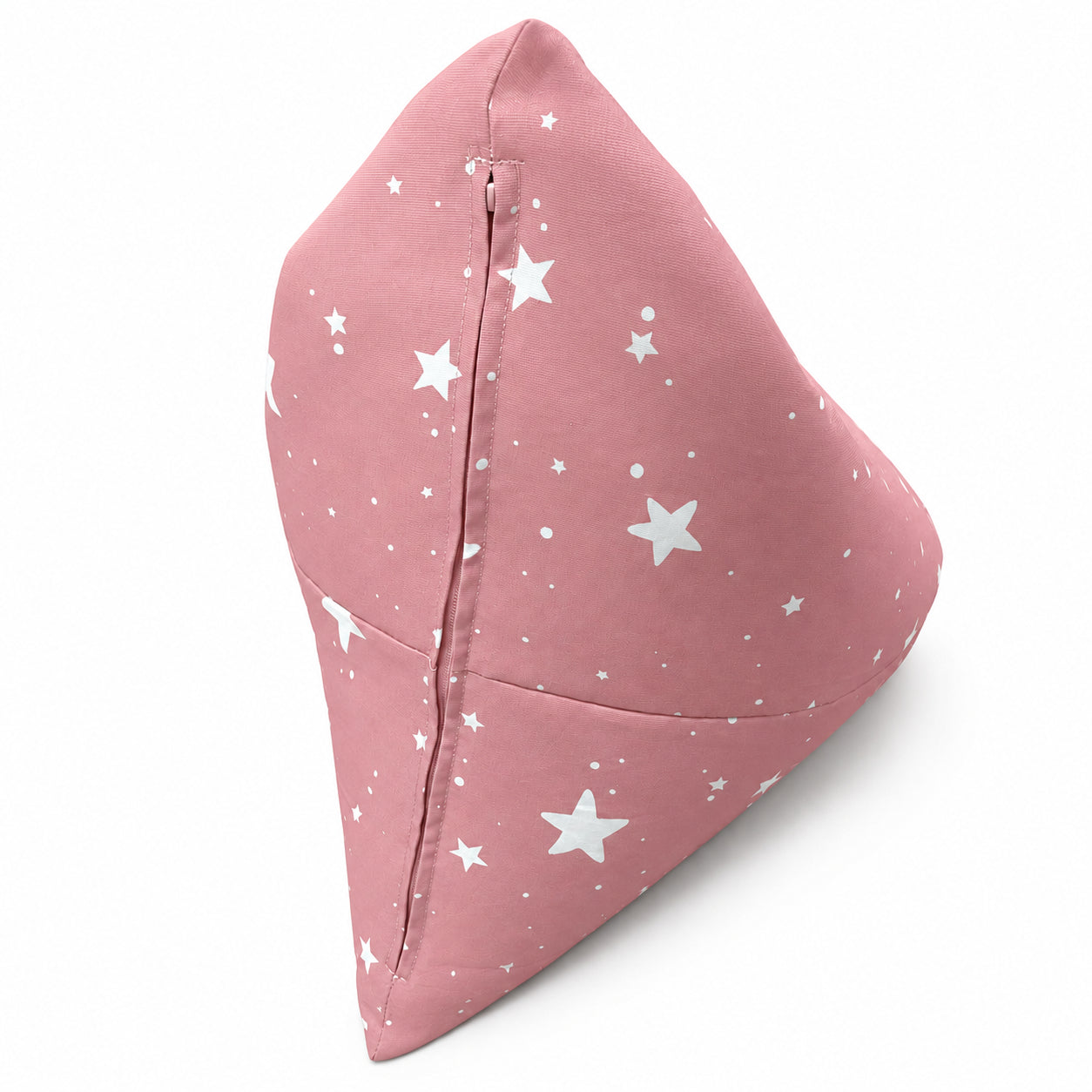 Детски Пуф Лежанка Little Stars, 100% Памук, Розов Барбарон Със Звезди, 127x81x76 См Ginger Home