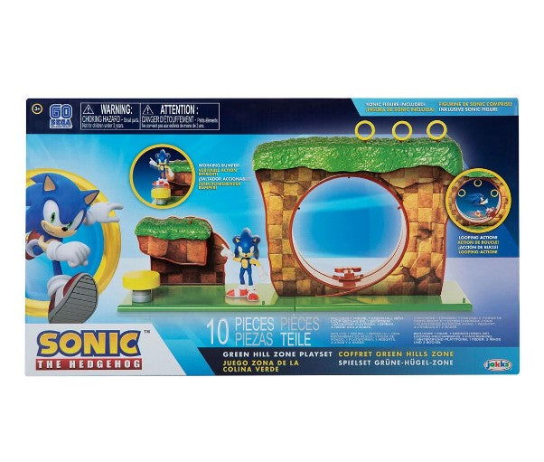 Jakks Pacific - Соник: Игрален Комплект Зелен Хълм --- BebeMama