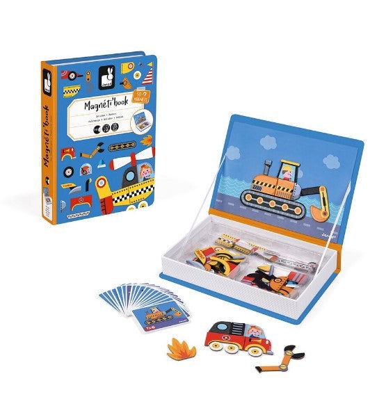 Janod Магнитна Книга - Превозни Средства --- BebeMama